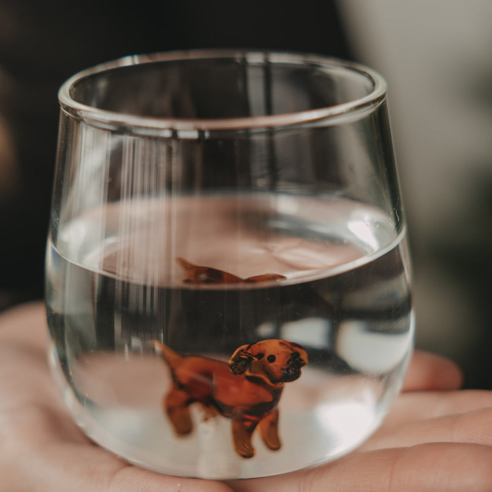 Figurglas Dackel (VE = 6 Stk.)