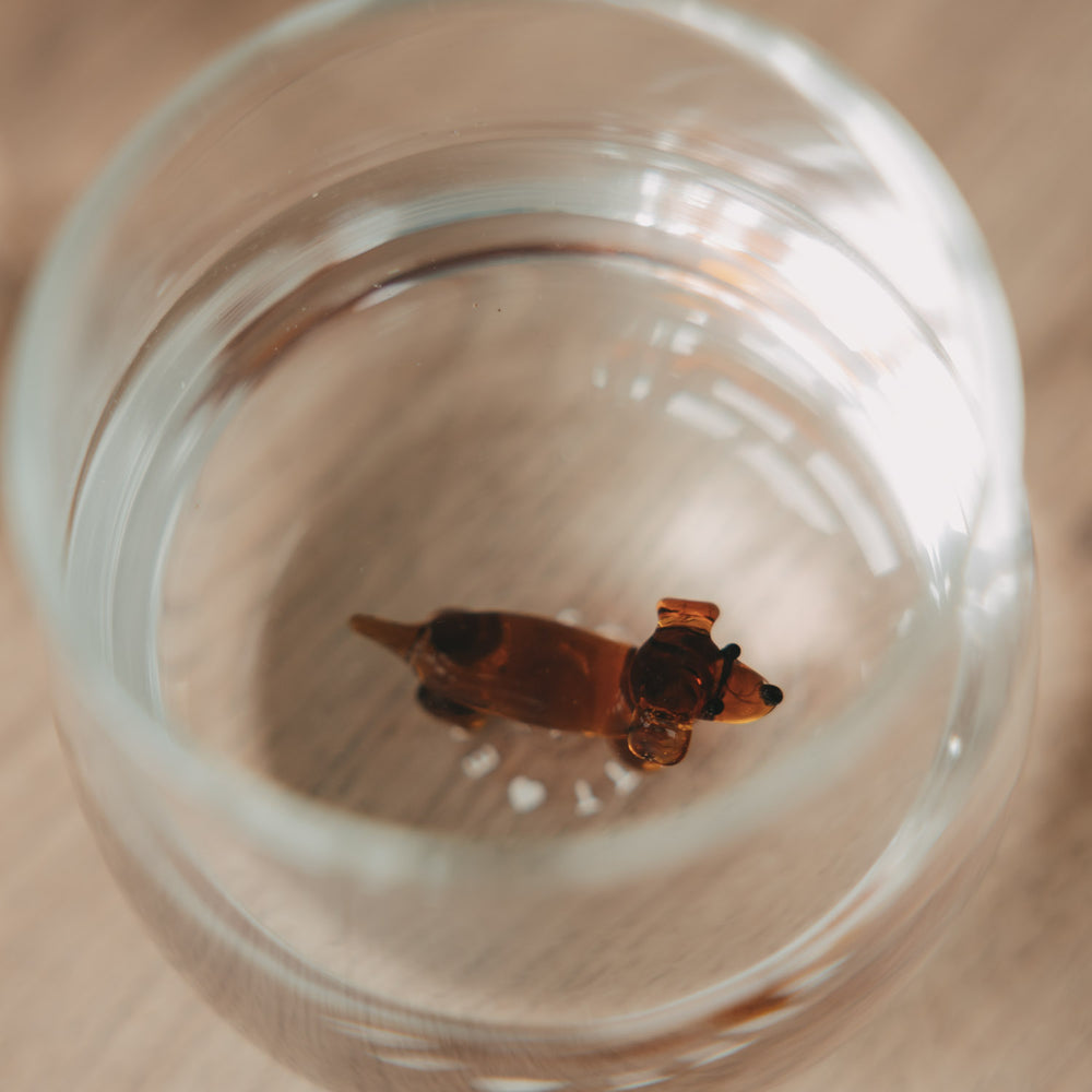 Figurglas Dackel (VE = 6 Stk.)