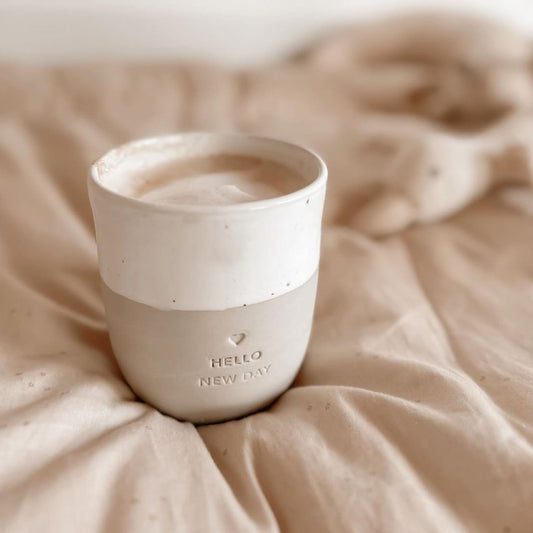 Becher Hello New Day (VE = 4 Stück)