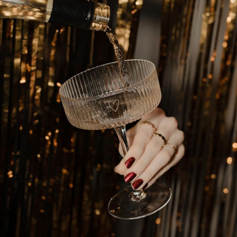 Champagnerglas Herz (VE = 4 Stk)
