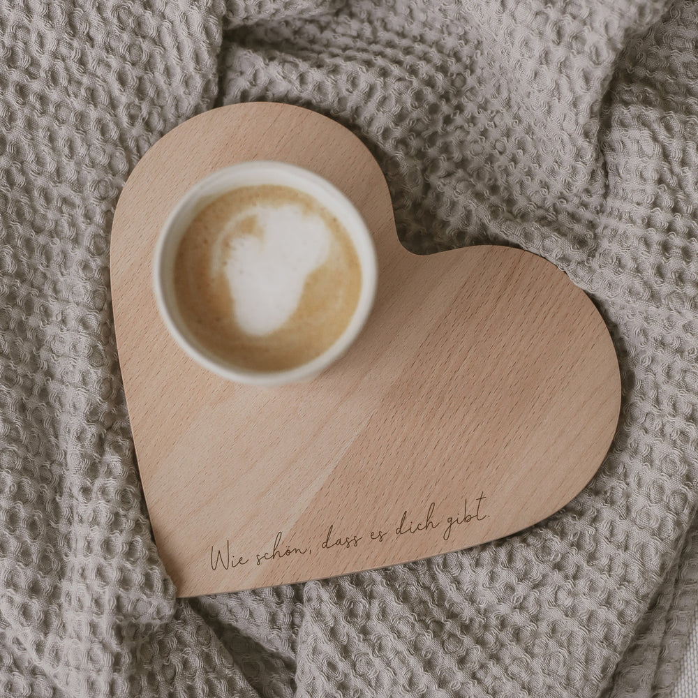 Heart breakfast board (PU = 5 pieces)