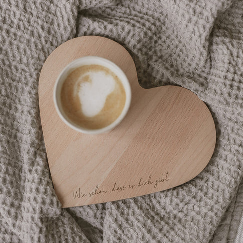 Heart breakfast board (PU = 5 pieces)