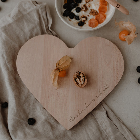  Planche de petit-déjeuner Coeur (UE = 5 Pièces)