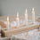 Plateau de bougies de l'Avent en chêne Christmas (VE = 3 Stk)