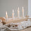 Plateau de bougies de l'Avent en chêne Christmas (VE = 3 Stk)