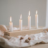 Bougeoir de l'Avent en chêne Noël (UE = 3 Pièces)