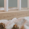 Plateau de bougies de l'Avent en chêne Noël (VE = 3 pcs)