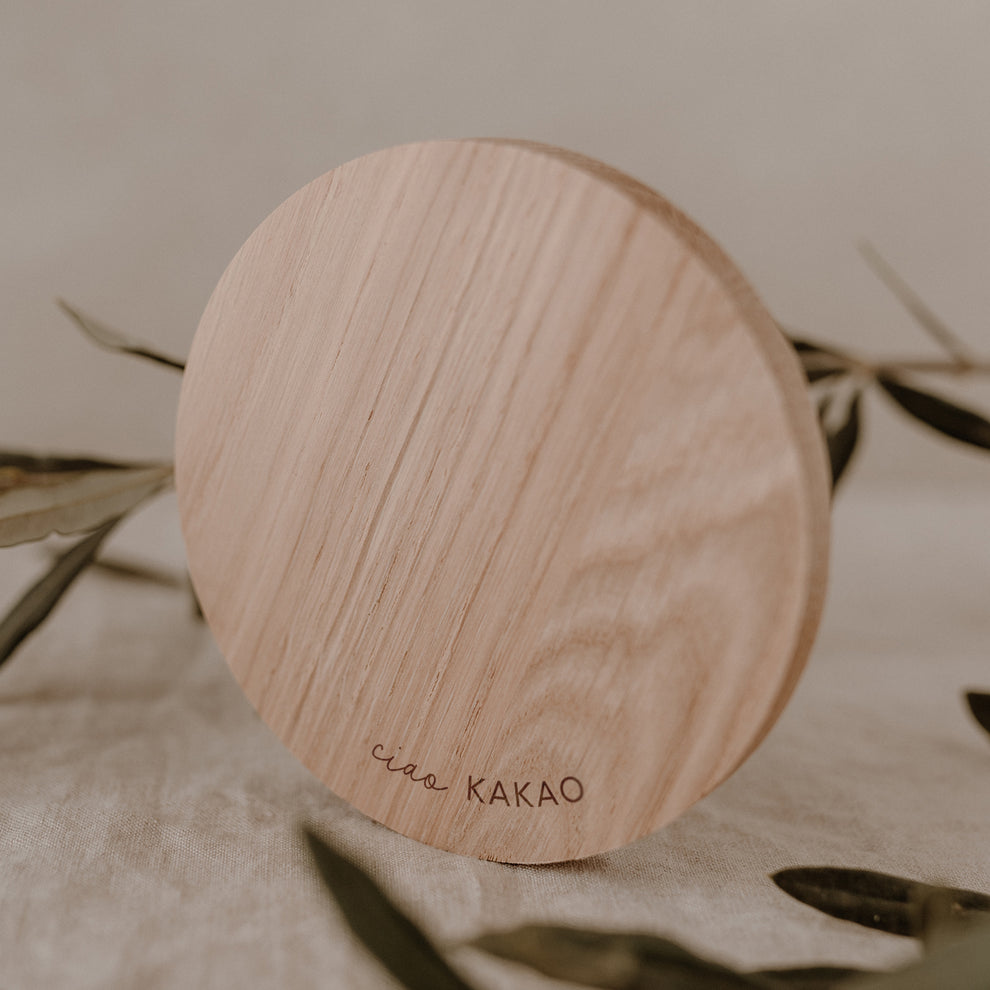 Oak Coaster Ciao Kakao (PU = 8 pieces)
