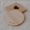 Oak Coaster Coffee Lover (PU = 8 pieces)