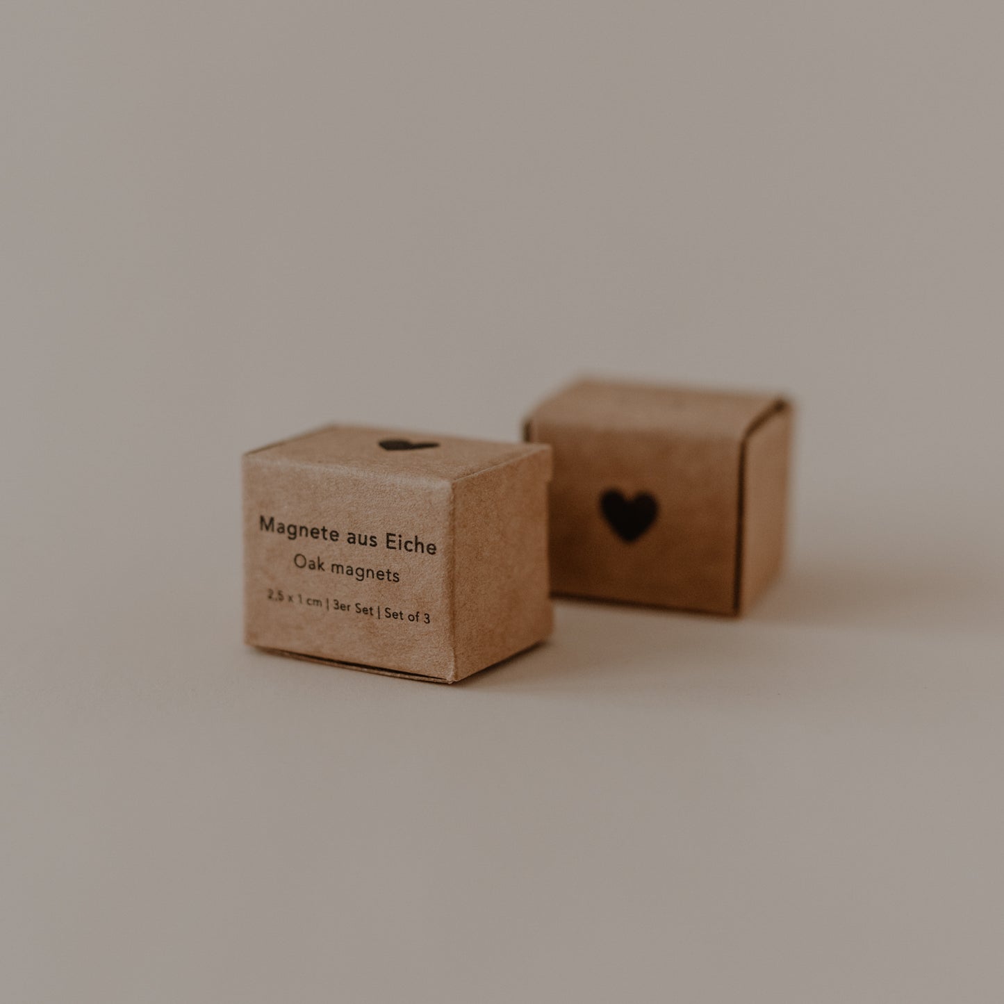 Wooden magnet 3-piece set Hooray (VE = 6 sets)