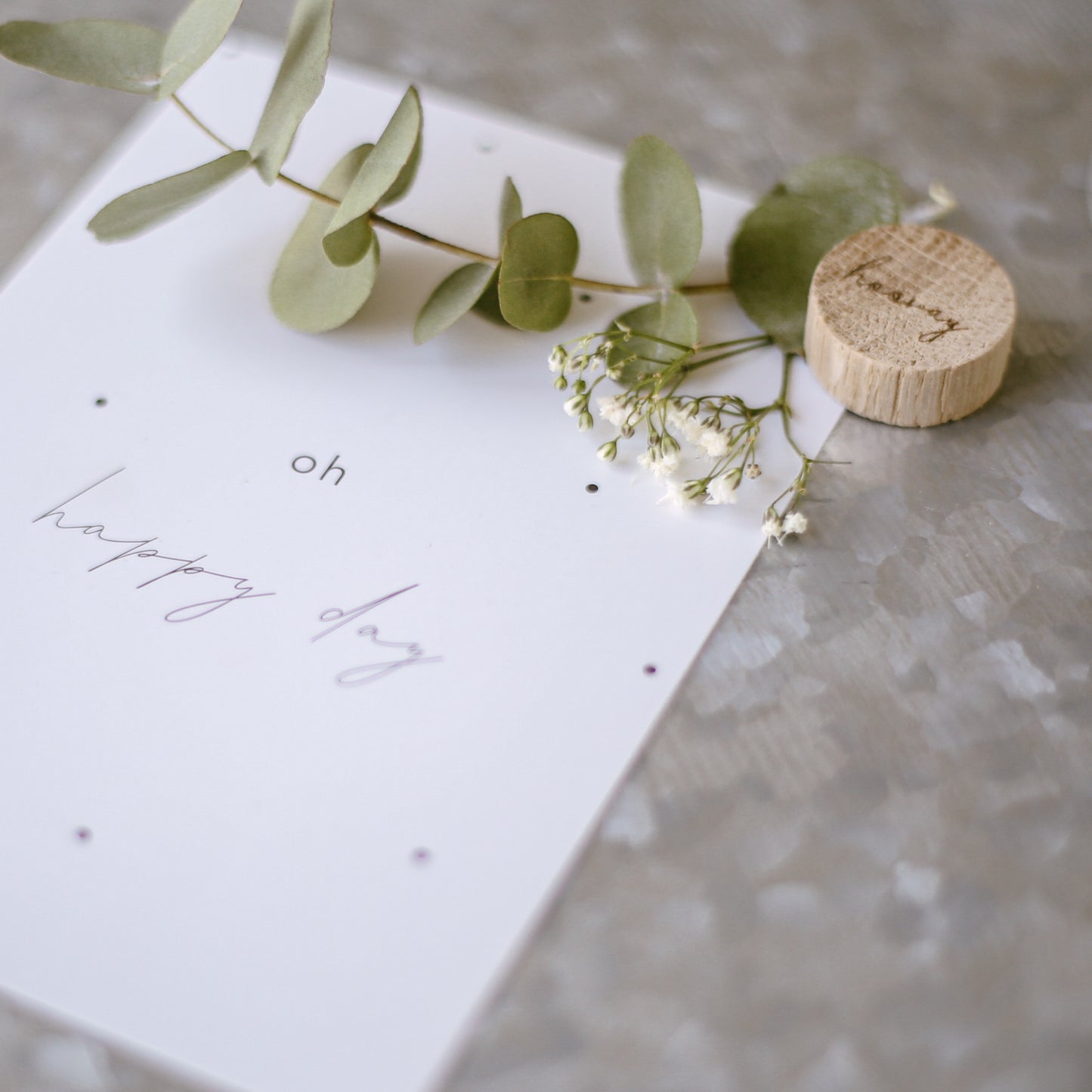 Wooden magnet 3-piece set Hooray (VE = 6 sets)