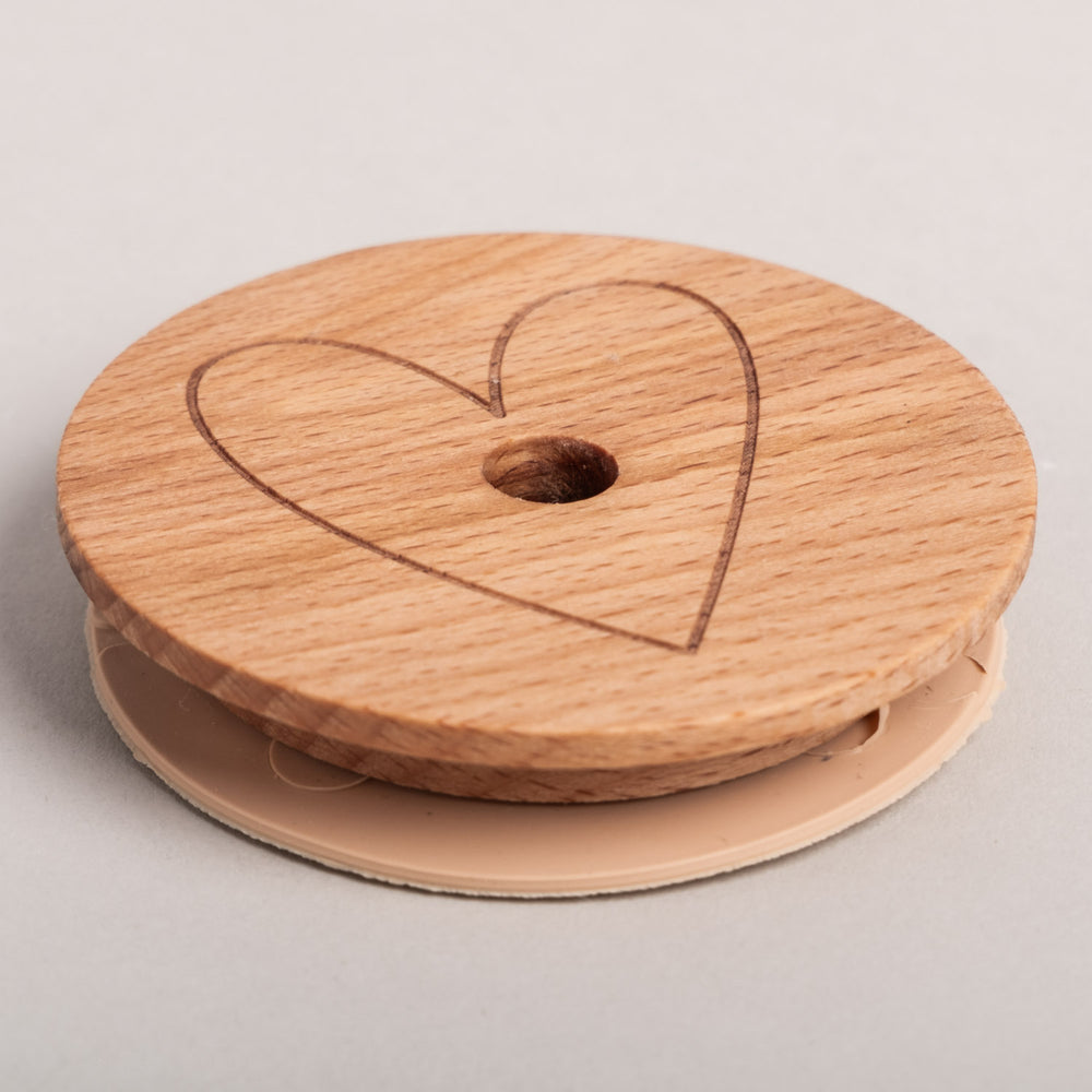 Lid heart for tall drinking glass (VE = 6 pcs)