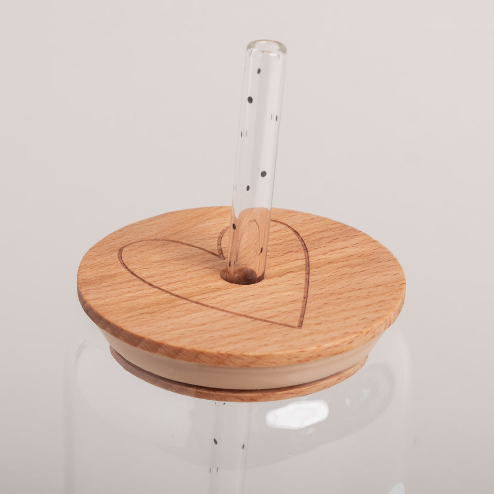 Lid heart for tall drinking glass (VE = 6 pcs)