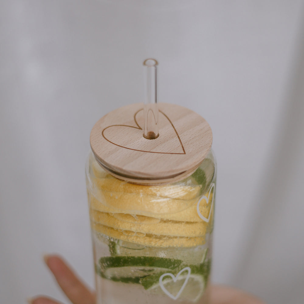 Lid heart for tall drinking glass (VE = 6 pcs)