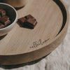 Plateau tournant en chêne Coffeelover (UE = 3 Pièces)