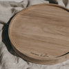 Drehteller aus Eiche Erstmal Kaffee 28cm (VE = 3 Stk)