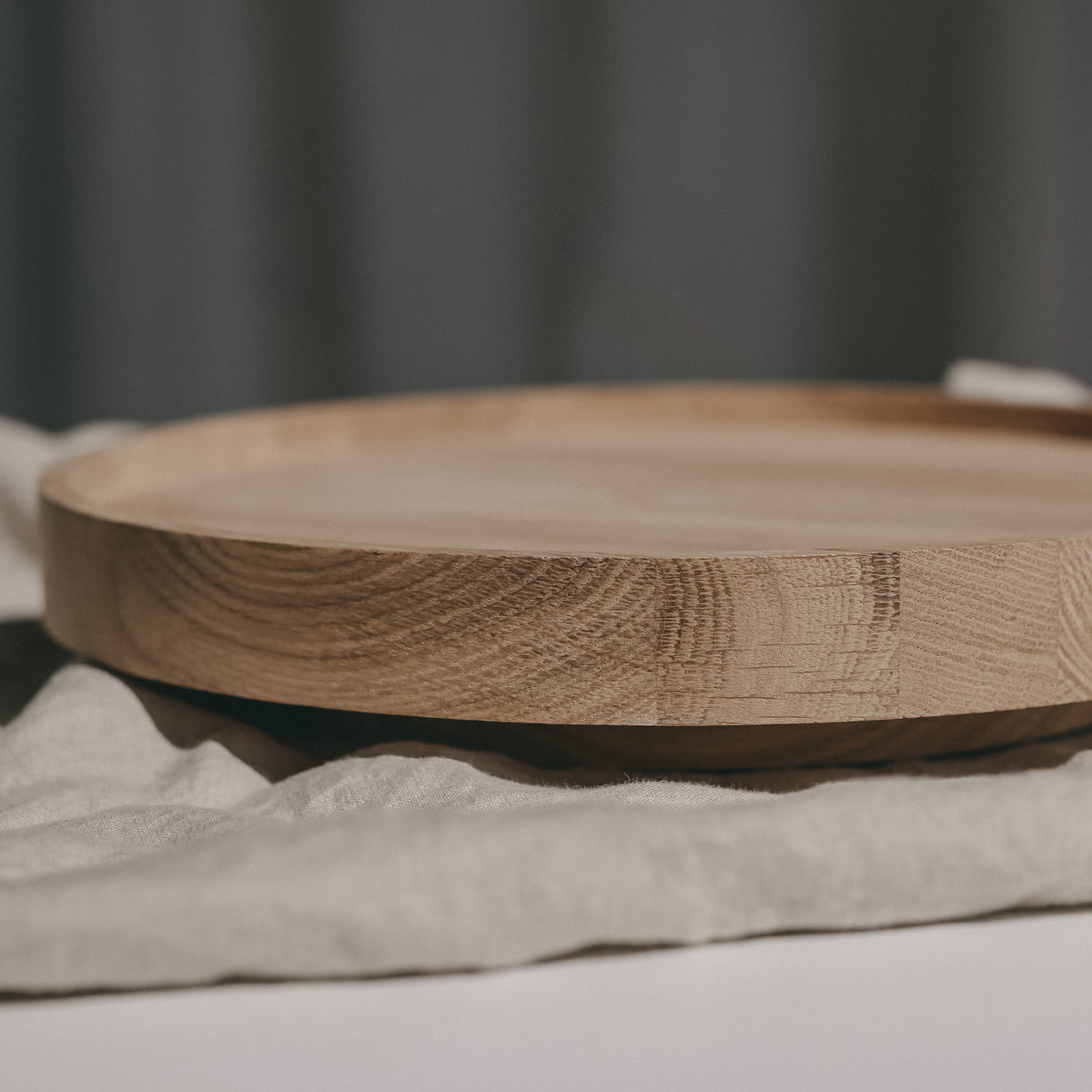Drehteller aus Eiche Erstmal Kaffee 28cm (VE = 3 Stk)