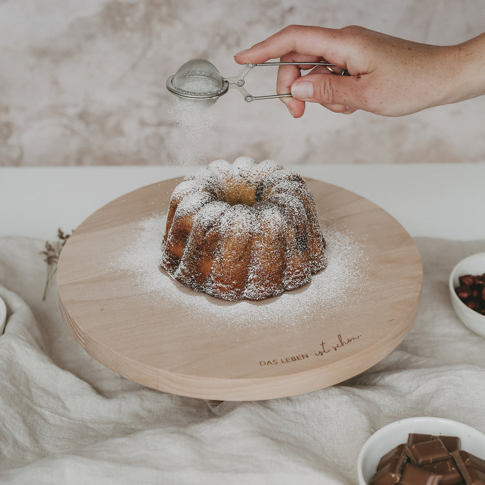 Présentoir à gâteaux Das Leben ist schön (UE = 4 Pièces)