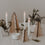 Sapins de Noël en lot de 3 naturel (VE = 6 pcs)