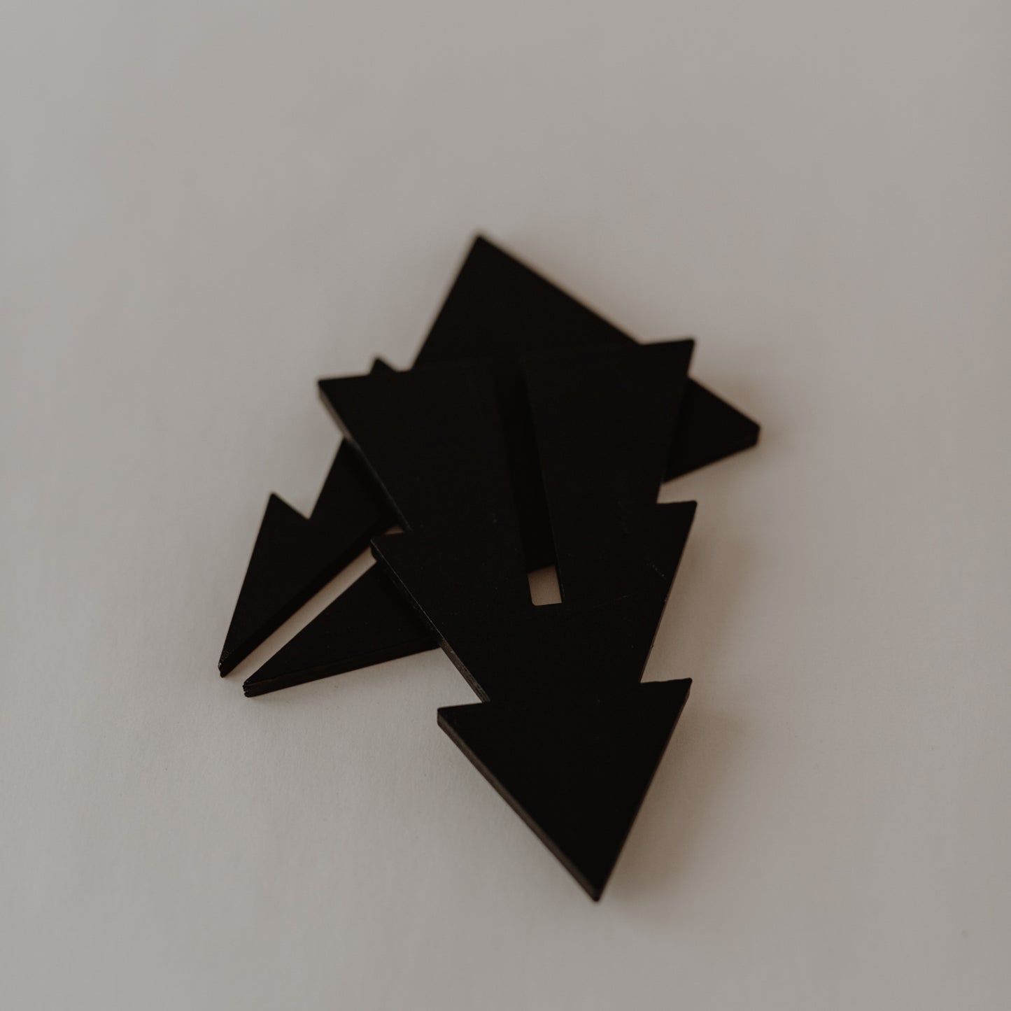 Tannenbäume im 3er Set schwarz (VE = 6 Stk)