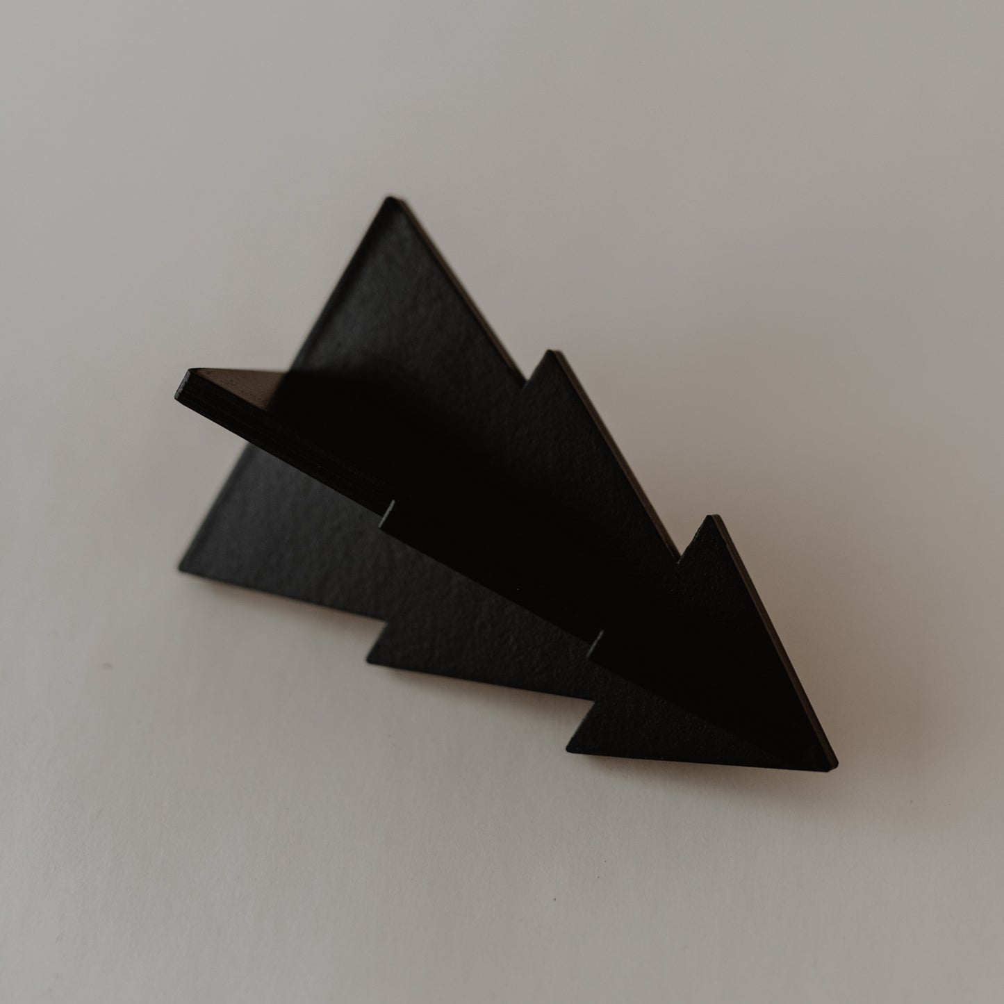 Tannenbäume im 3er Set schwarz (VE = 6 Stk)