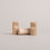 Crochets muraux naturels en lot de 3 (VE = 6 lots)