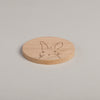 Sous-verres en chêne lapin (VE = 8 pcs)