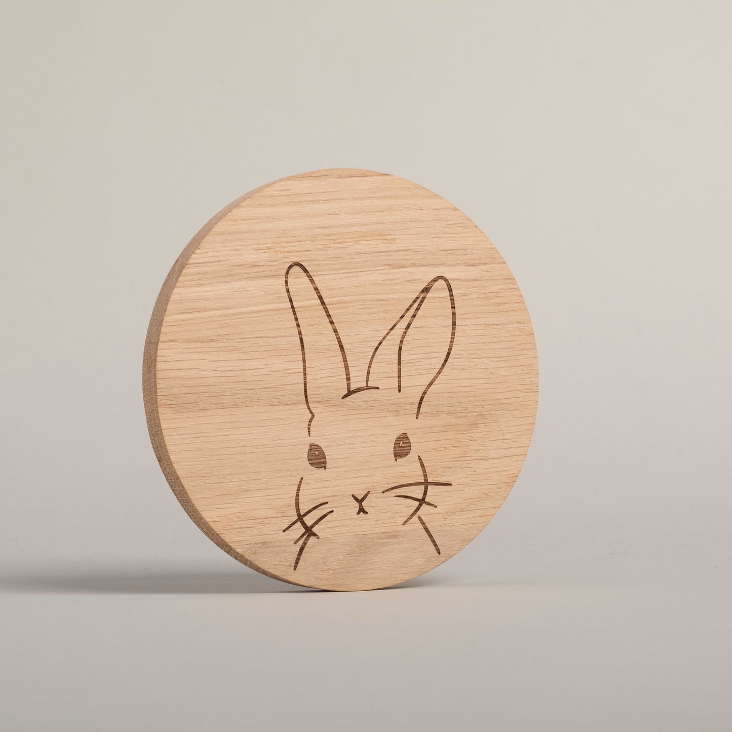 Sous-verres en chêne lapin (VE = 8 pcs)