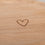 Tray Heart made of Oak (PU = 3 pcs)