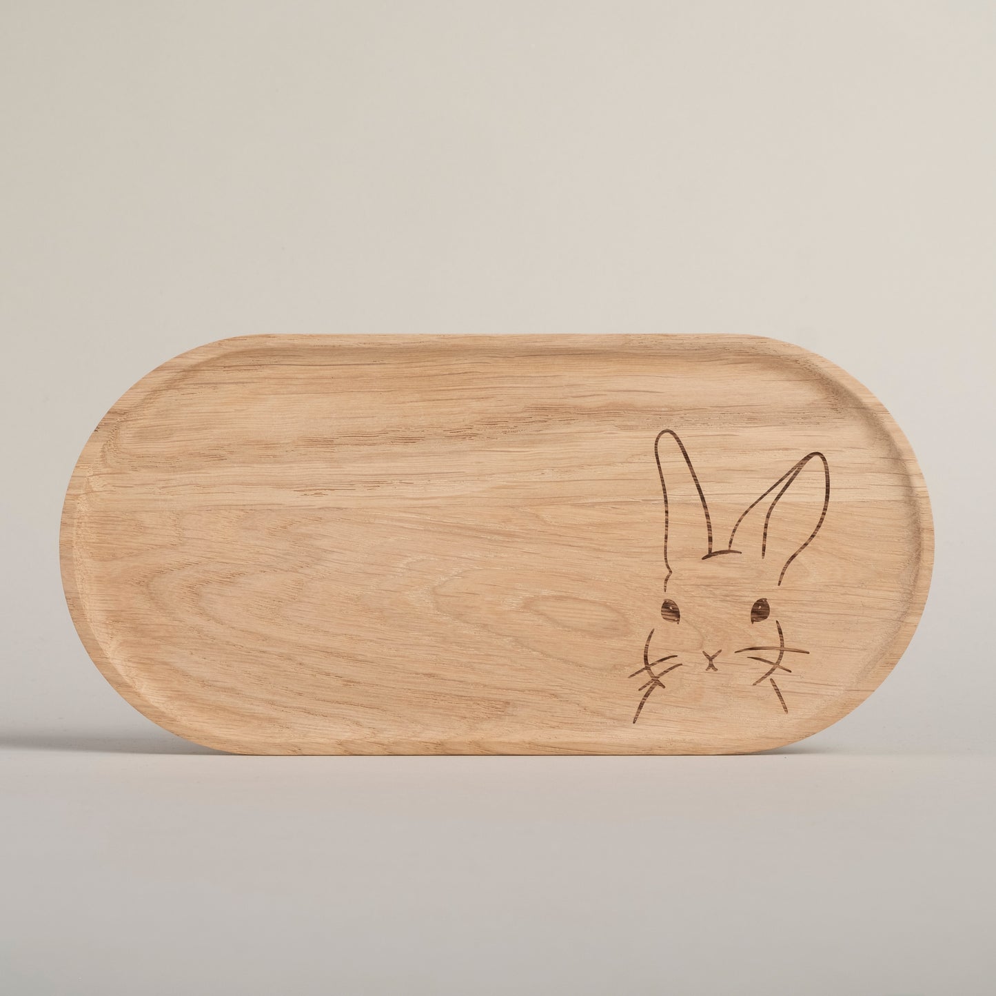 Plateau lapin en chêne (VE = 3 pcs)