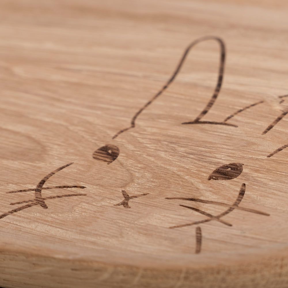 Plateau lapin en chêne (VE = 3 pcs)