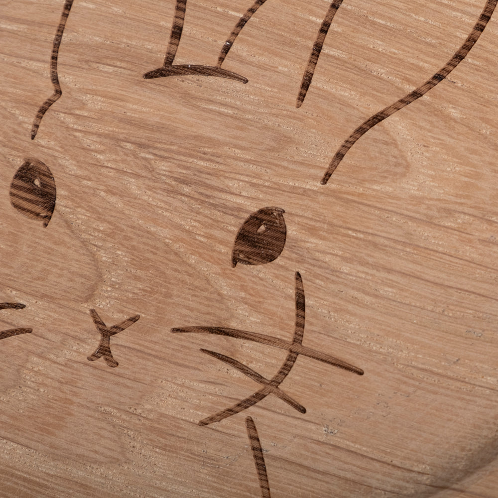Plateau lapin en chêne (VE = 3 pcs)