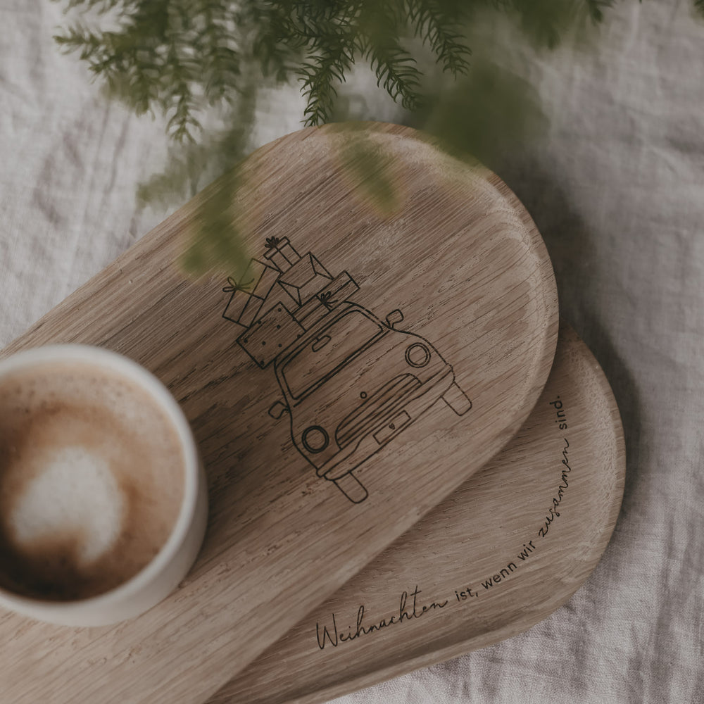 Mini Tablett voiture de Noël (VE = 3 stk.)