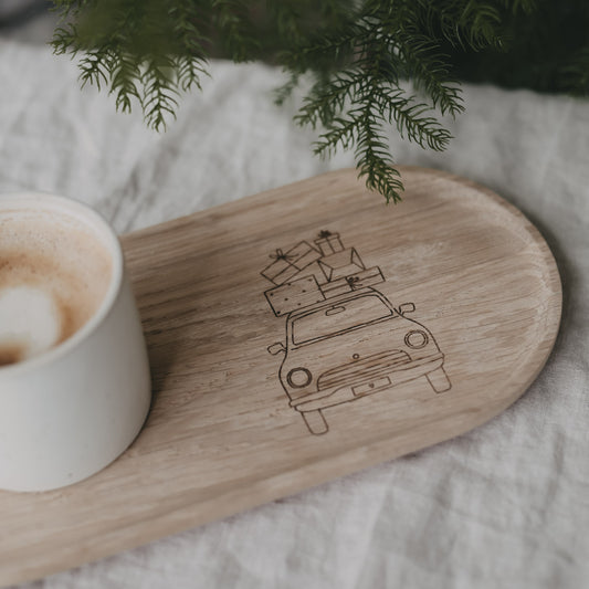 Mini Tablett voiture de Noël (VE = 3 stk.)