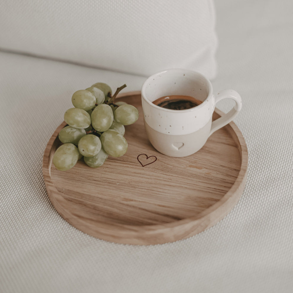 Mini round heart tray (VE = 3 pcs)