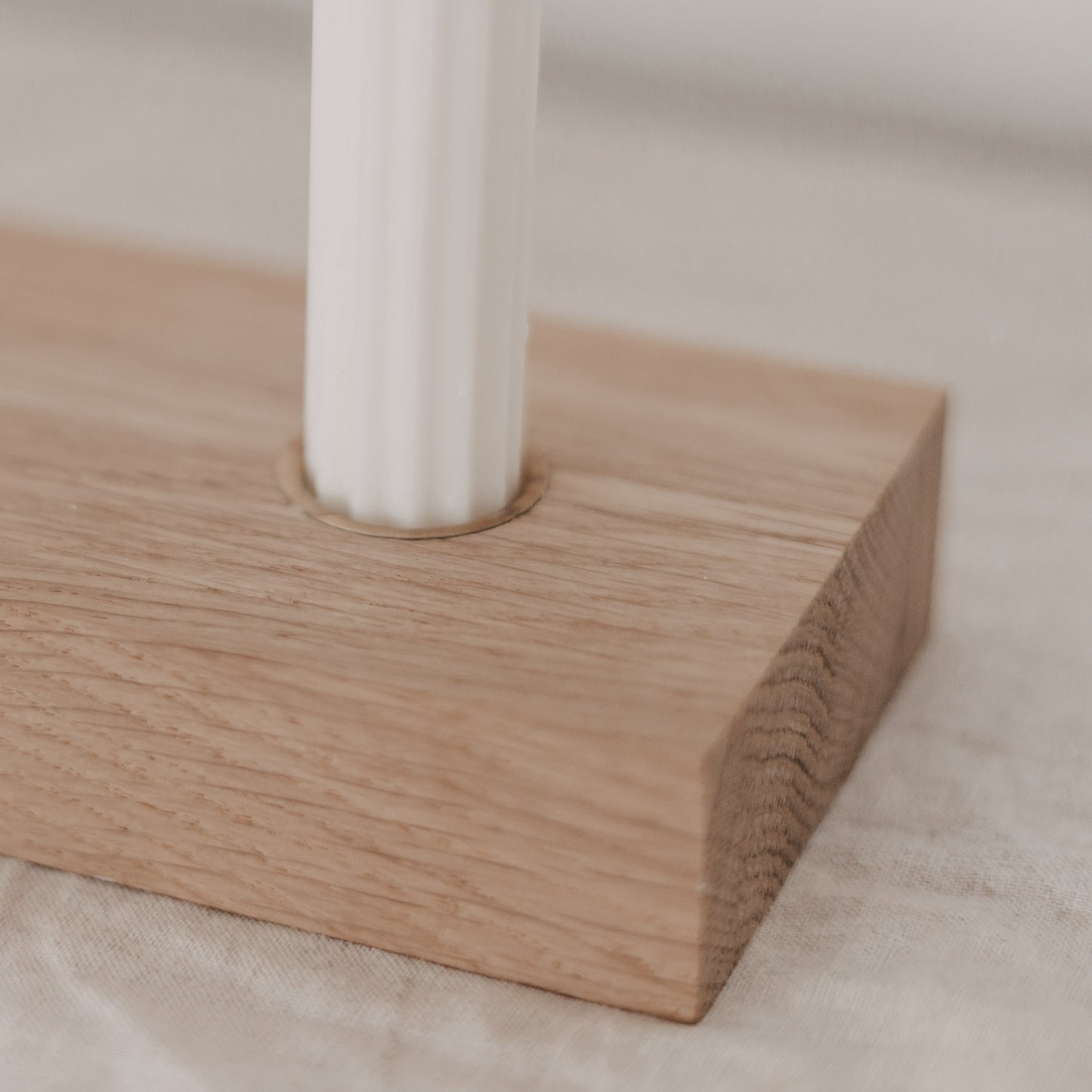 Adventskerzenbrett aus Eiche Weihnachten (VE = 3 Stk)