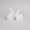 Lapins à emboîter blancs lot de 2 (VE = 6 pcs.)