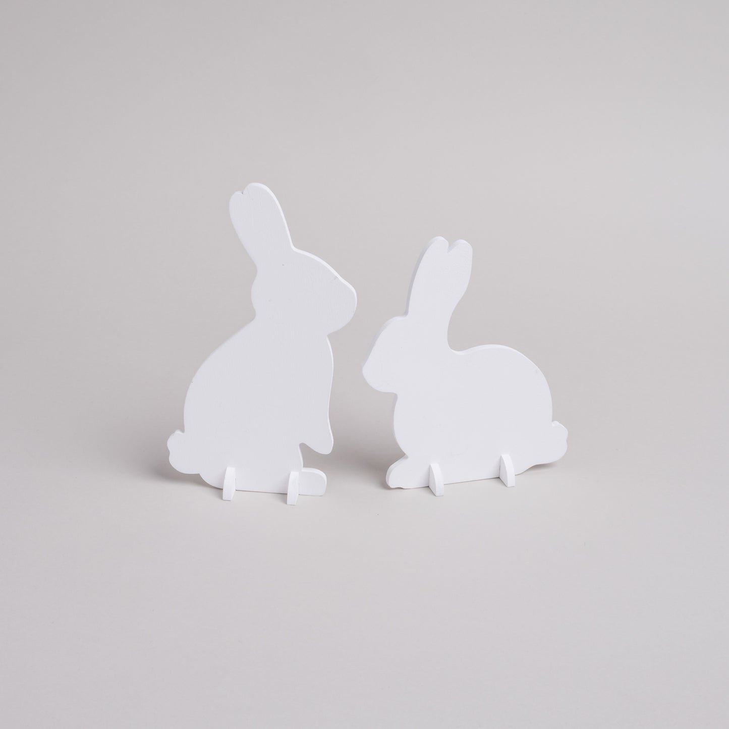 Lapins à emboîter blancs lot de 2 (VE = 6 pcs.)