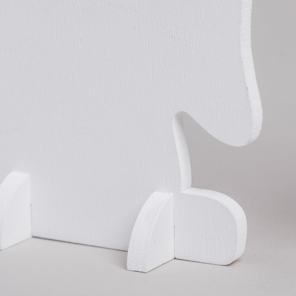 Lapins à emboîter blancs lot de 2 (VE = 6 pcs.)