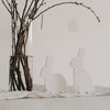 Lapins à emboîter blancs lot de 2 (VE = 6 pcs.)