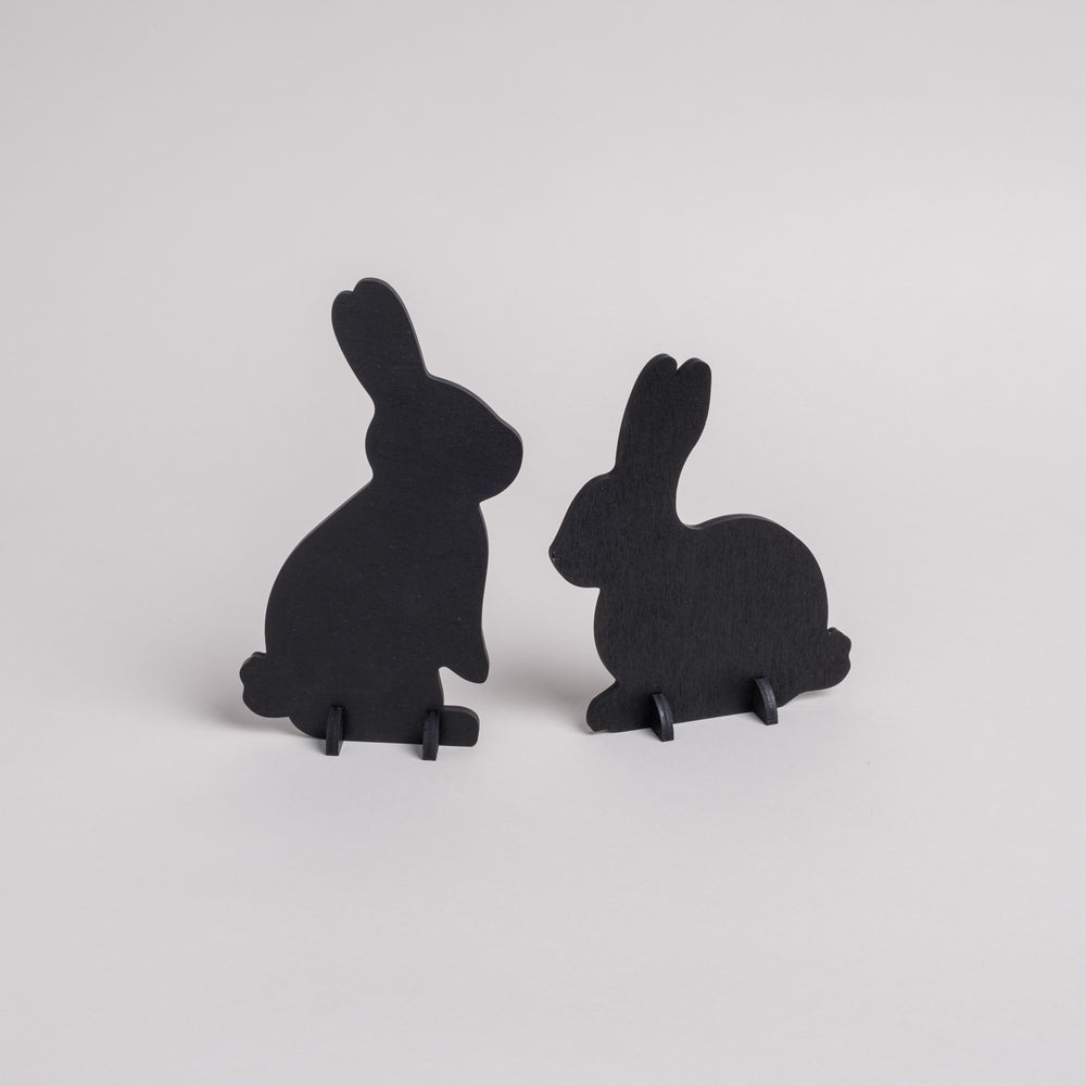 Lapins emboîtables noirs lot de 2 (VE = 6 pcs.)