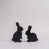 Lapins emboîtables noirs lot de 2 (VE = 6 pcs.)