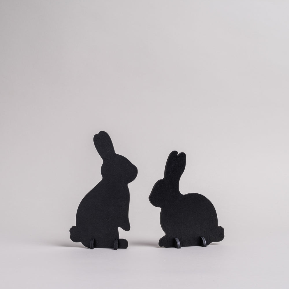 Lapins emboîtables noirs lot de 2 (VE = 6 pcs.)