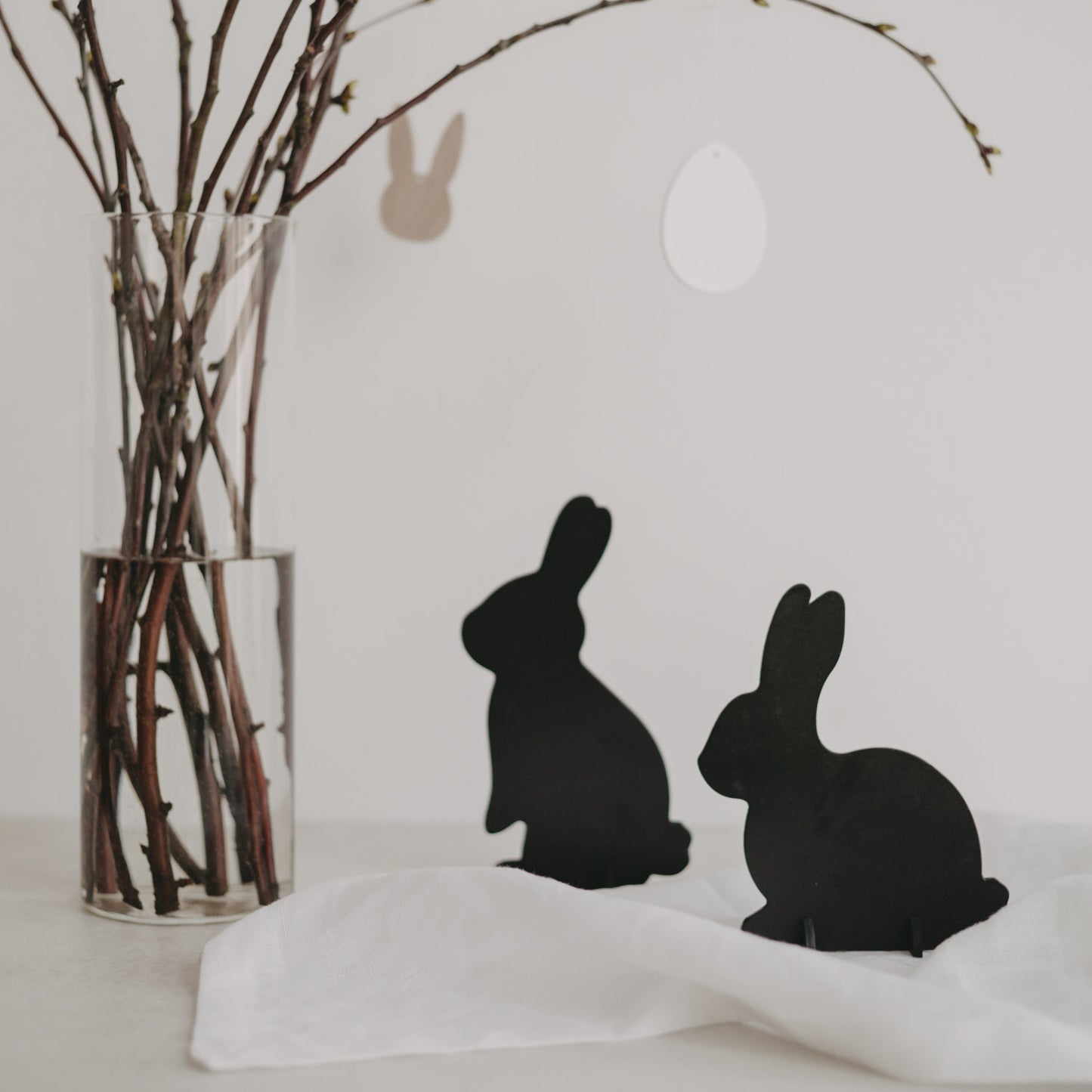 Lapins emboîtables noirs lot de 2 (VE = 6 pcs.)