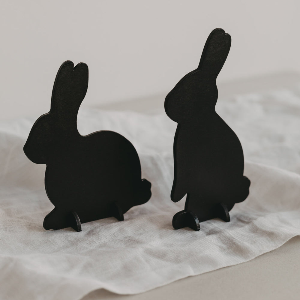 Lapins emboîtables noirs lot de 2 (VE = 6 pcs.)