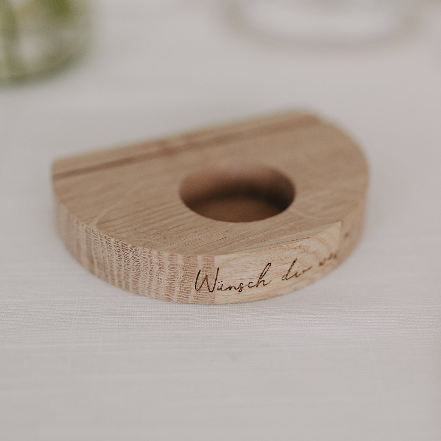 Teelicht-Kartenhalter Wünsch dir was (VE = 6 Stk)