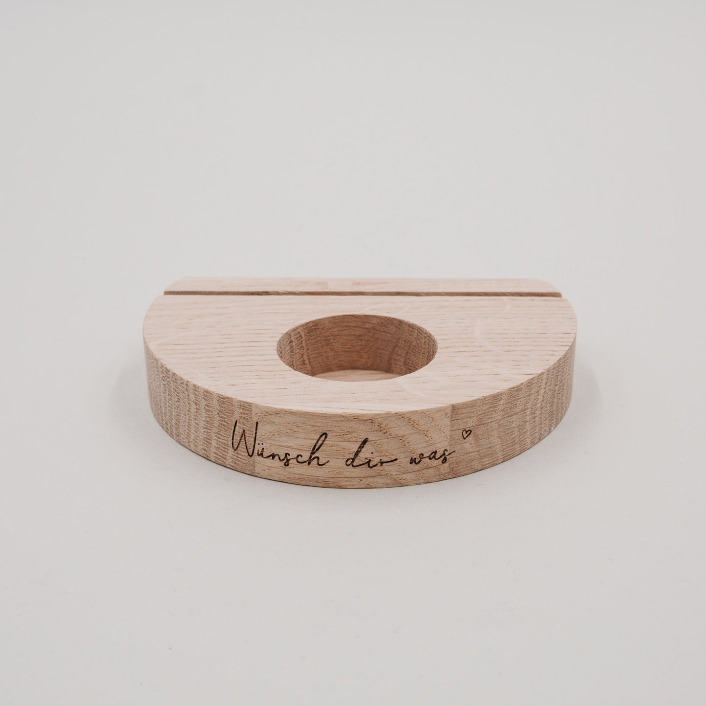 Teelicht-Kartenhalter Wünsch dir was (VE = 6 Stk)
