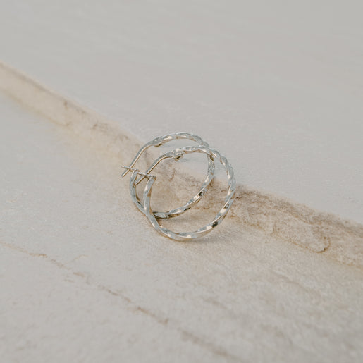 Creole Marina Silber 2,4 cm (VE = 2 Stk.)