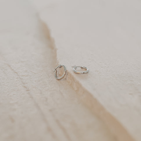 Créole Nele argent 1,4 cm (VE = 2 pcs.)