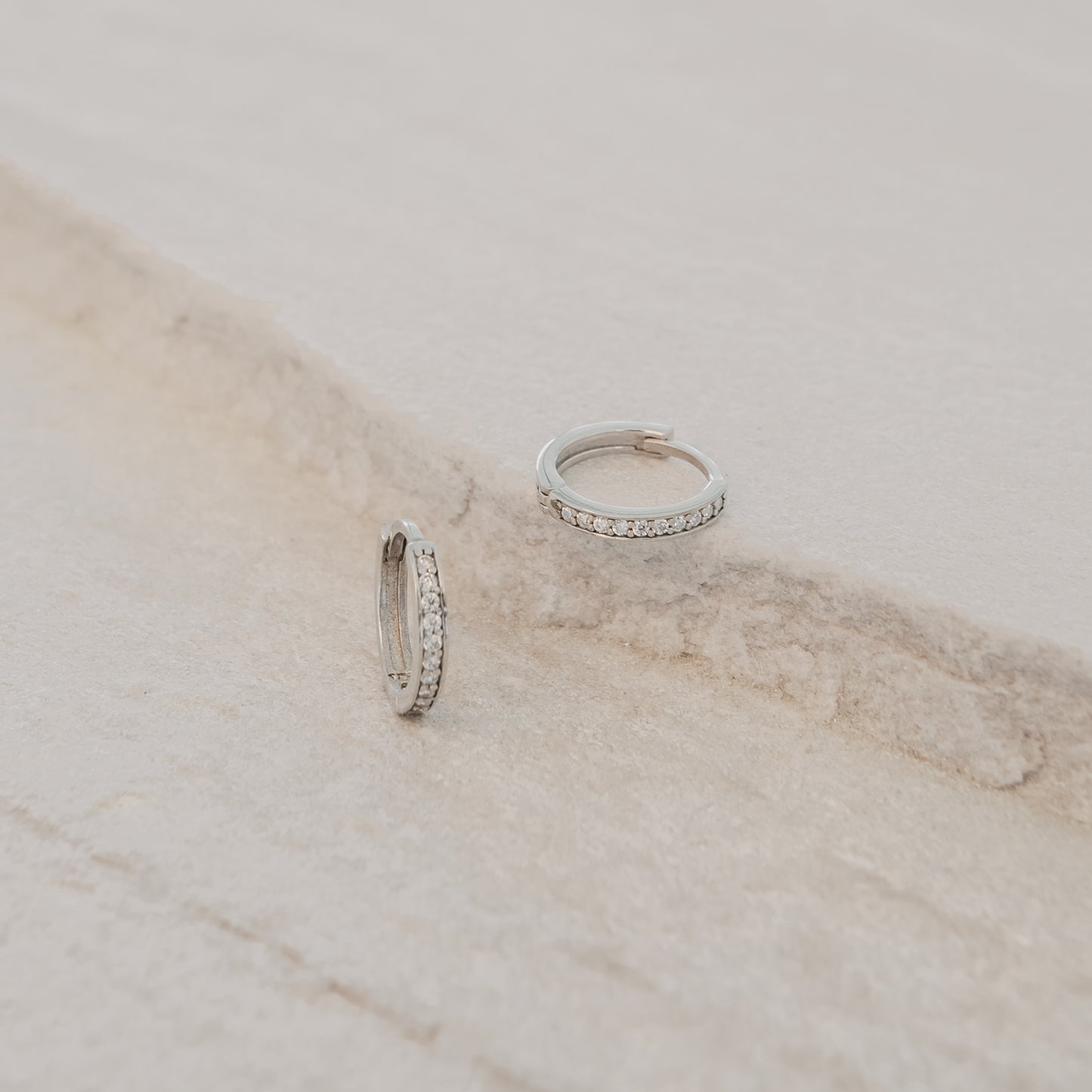 Créole Lara Argent 1,1 cm (VE = 2 pcs.)